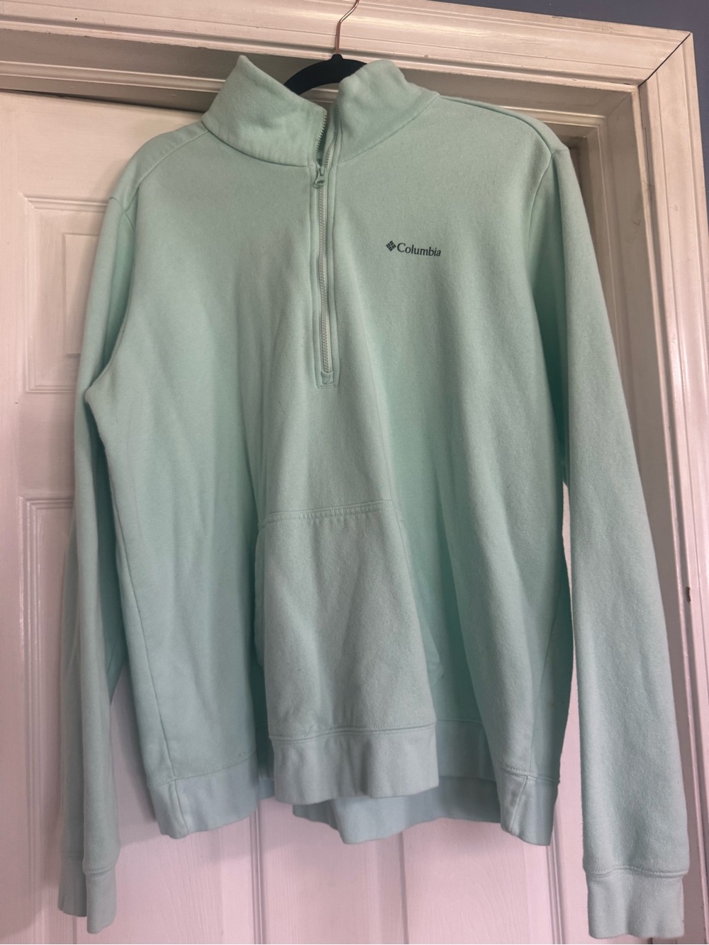Columbia women's Half-Zip Fleece Pullover - Mint Green